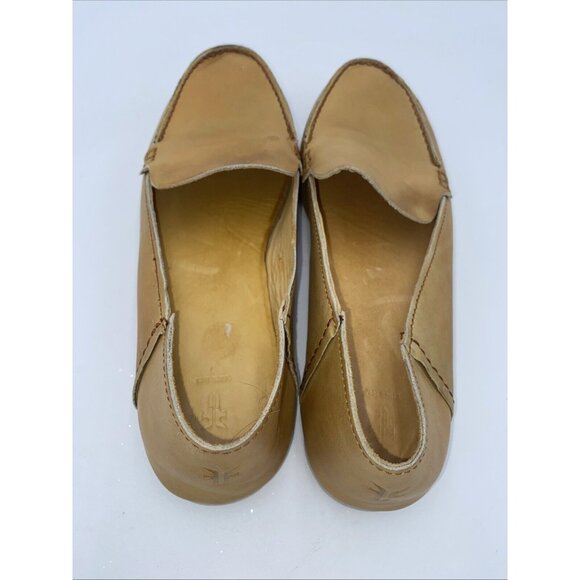 Frye Womens Sedona Venetian Moc Leather Loafer Flats Sz 8.5 Tan Shoes Slip On - Picture 4 of 11